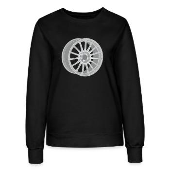 Felge - Frauen Sweatshirt - Schwarz - Vorne - AI Model Female 172 light (172cm)