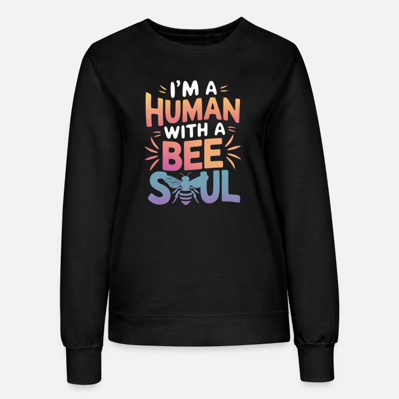 honung bi biodlare bin bin - Sweatshirt dam - svart