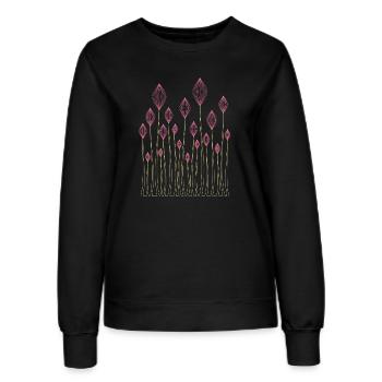 Pflanzen Dekorativ - Frauen Sweatshirt - Schwarz - Vorne - AI Model Female 172 light (172cm)