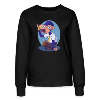 Monkey Business - Frauen Sweatshirt - Schwarz - Vorne - AI Model Female 172 light (172cm)