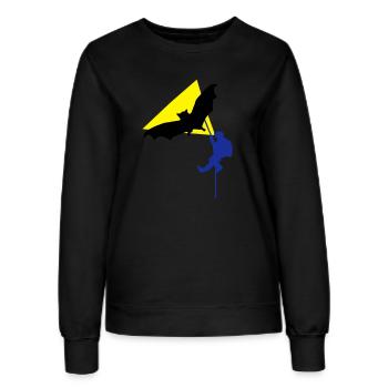 caving 9 - Women’s Sweatshirt - black - Front - AI Model Female 172 light (172cm)