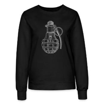 Glühlampe - Frauen Sweatshirt - Schwarz - Vorne - AI Model Female 172 light (172cm)