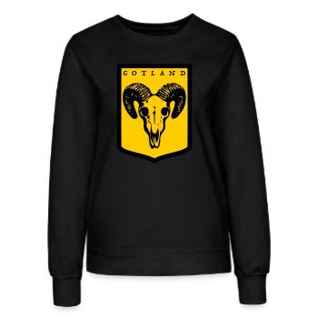 Gotland - Frauen Sweatshirt - Schwarz - Vorne - AI Model Female 172 light (172cm)