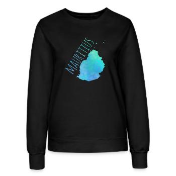 Mauritius - Frauen Sweatshirt - Schwarz - Vorne - AI Model Female 172 light (172cm)