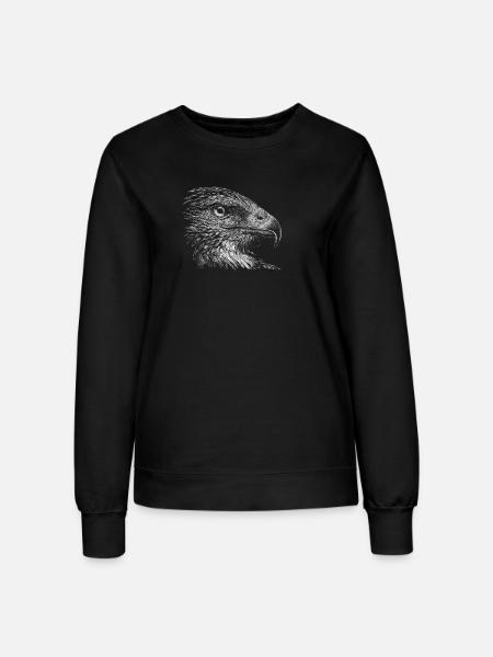 Adler - Frauen Sweatshirt - Schwarz