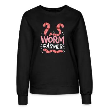 Vers fabricants de vers - Sweat Femme - noir - Devant - AI Model Female 172 light (172cm)