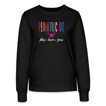 Ergotherapie - Frauen Sweatshirt - Schwarz - Vorne - AI Model Female 172 light (172cm)
