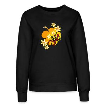 TERIKI (Moko rouge) - Sweat Femme - noir - Devant - AI Model Female 172 light (172cm)