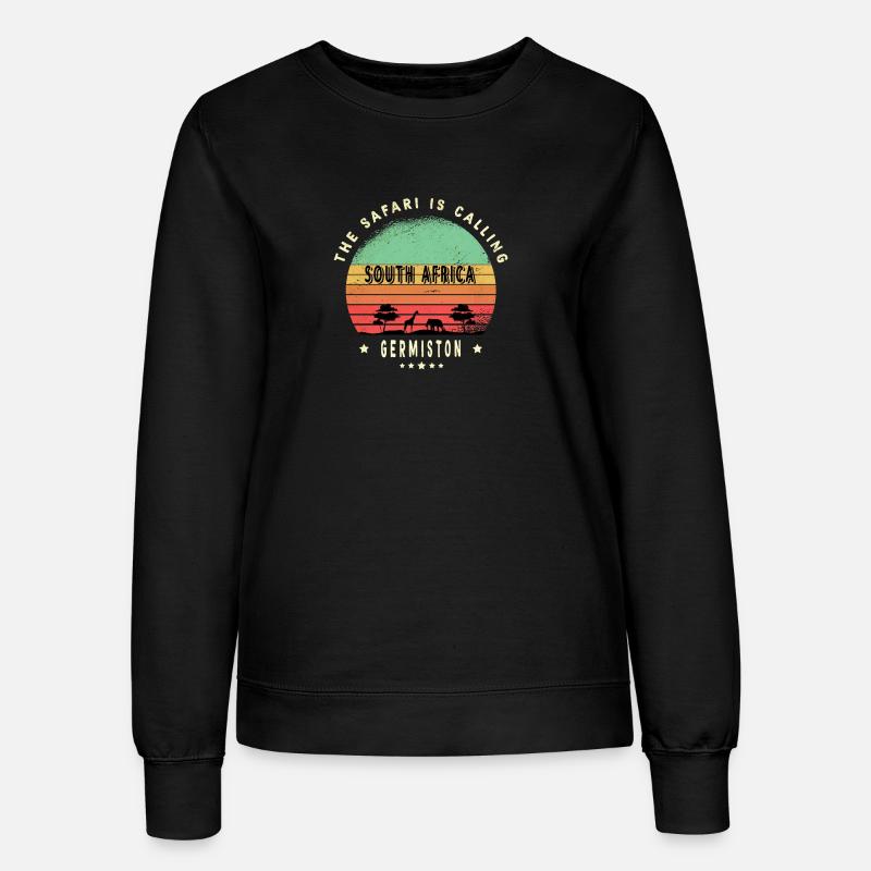 Conception du safari Germiston en Afrique du Sud - Sweat Femme - noir