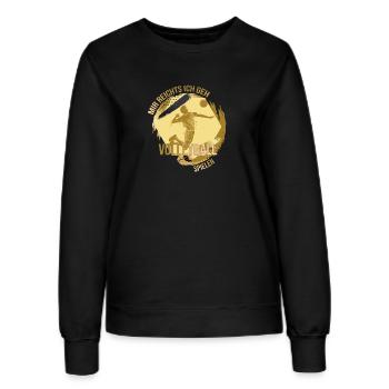 Mir reichts, ich geh Volleyball spielen - Frauen Sweatshirt - Schwarz - Vorne - AI Model Female 172 light (172cm)