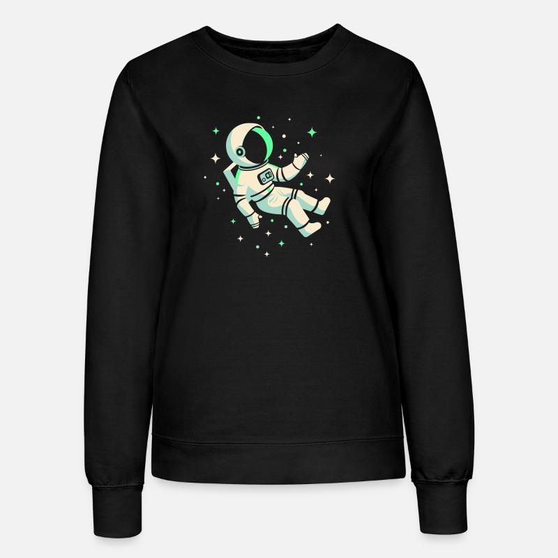 Astronaute - Sweat Femme - noir