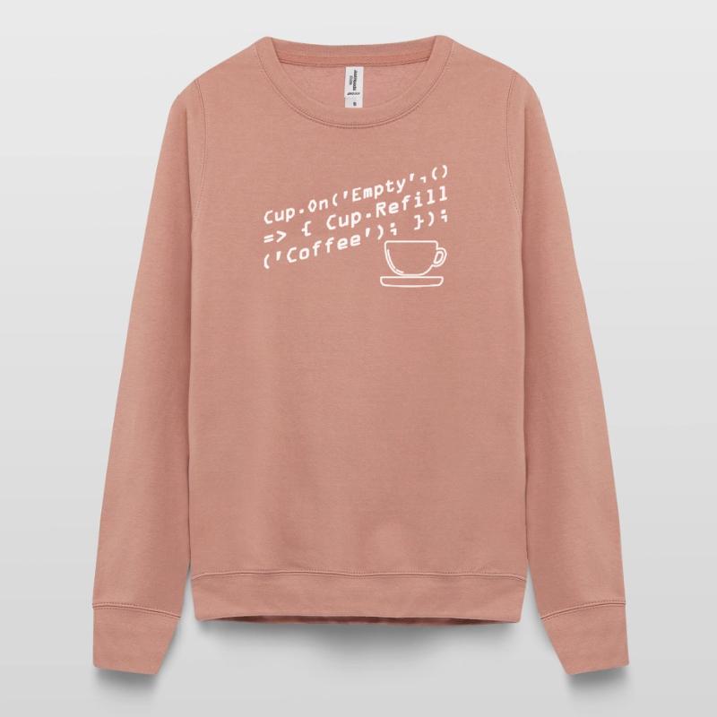 Aus Kaffee Code generieren Programmierer Frauen Sweatshirt