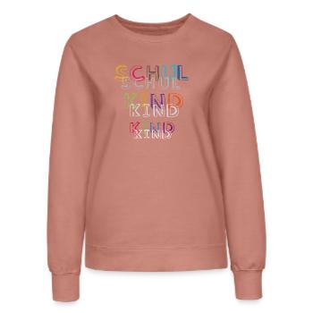 Erste Klasse 2025 - Frauen Sweatshirt - Altrosa - Vorne - AI Model Female 172 dark (172cm)