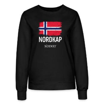 Nordkap - Frauen Sweatshirt - Schwarz - Vorne - AI Model Female 172 light (172cm)