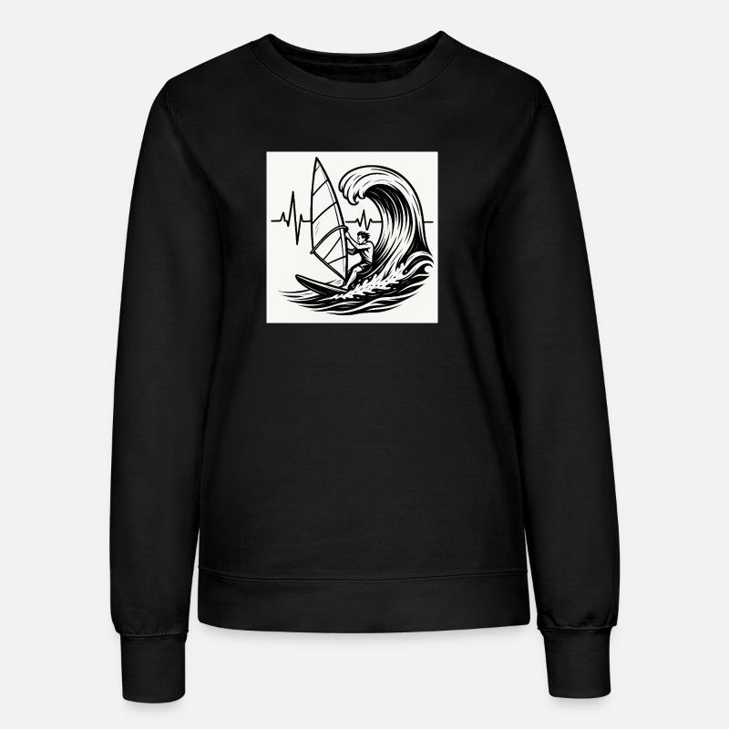 Surfer - Women’s Sweatshirt - black