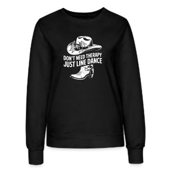 Déclaration de cow-boy de danse en ligne - Sweat Femme - noir - Devant - AI Model Female 172 light (172cm)