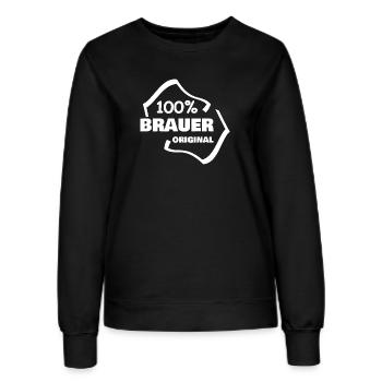 Brauer - Frauen Sweatshirt - Schwarz - Vorne - AI Model Female 172 light (172cm)
