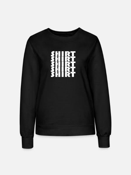 BAUHAUS SHIRT - Frauen Sweatshirt - Schwarz