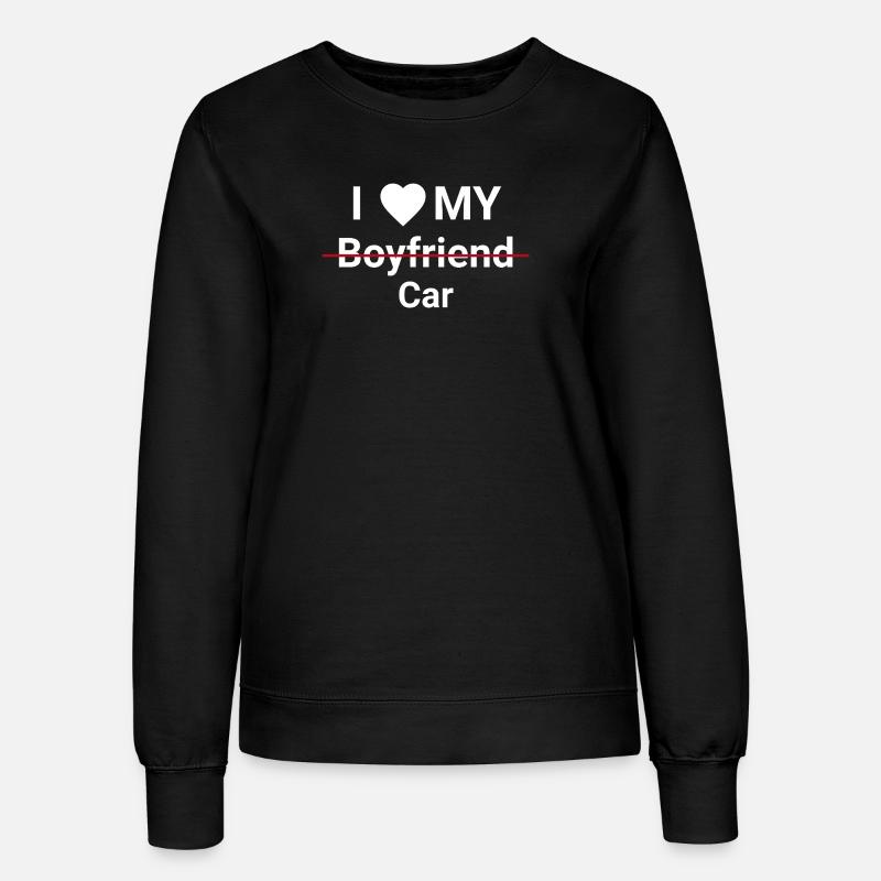 I Love My Car - Women’s Sweatshirt - black