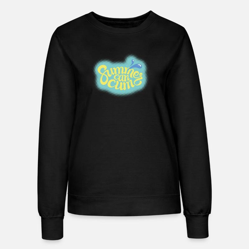 Hot Summer Vibe – Summers Can Statement - Women’s Sweatshirt - black