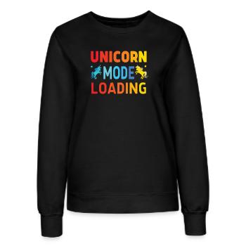 Chargement en mode licorne - Sweat Femme - noir - Devant - AI Model Female 172 light (172cm)
