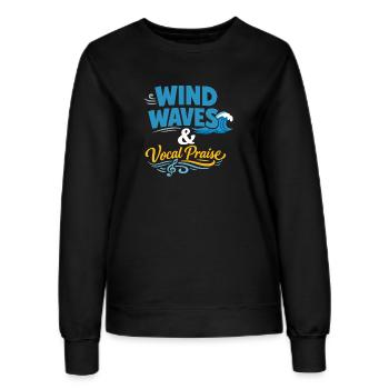Shanty Crew Volksmusik-community - Frauen Sweatshirt - Schwarz - Vorne - AI Model Female 172 light (172cm)