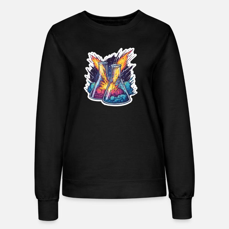 Lab Geek Educational Quadrantid Meteor Shower Oplevelse - Sweatshirt til damer - sort