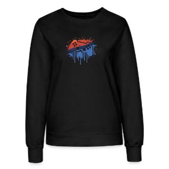 Gaming retro - Frauen Sweatshirt - Schwarz - Vorne - AI Model Female 172 light (172cm)