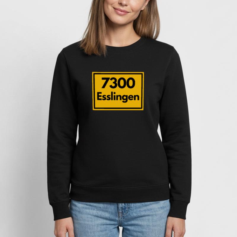 OLD POSTCODE ZIP CODE RETRO 7300 ESSLINGEN SCHABEN Women’s Sweatshirt