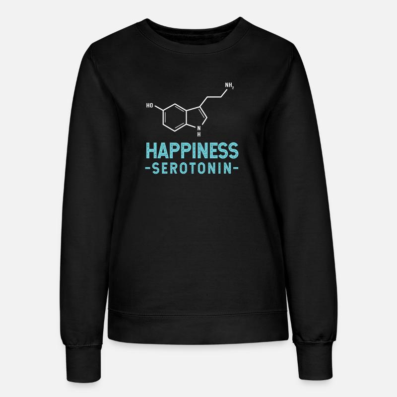 Chemistry Science Physics Laboratory Structural Formula - Women’s Sweatshirt - black