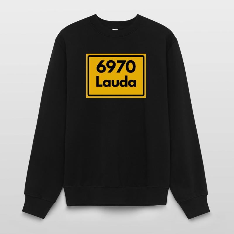 OLD POSTCODE ZIP CODE RETRO 6970 LAUDA HEIMATSTOLZ Women’s Sweatshirt