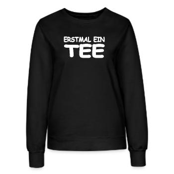 Tee - Frauen Sweatshirt - Schwarz - Vorne - AI Model Female 172 light (172cm)