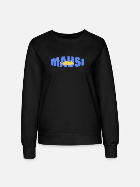 MAUSI - Frauen Sweatshirt - Schwarz