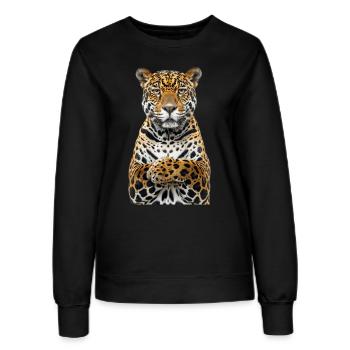 Jaguar - Sweat Femme - noir - Devant - AI Model Female 172 light (172cm)