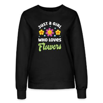 Fleurs Fleurs - Sweat Femme - noir - Devant - AI Model Female 172 light (172cm)