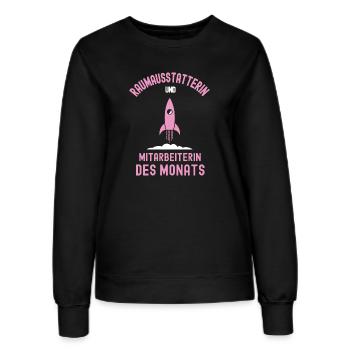 Beste Raumausstatterin Mitarbeiterin des Monats - Frauen Sweatshirt - Schwarz - Vorne - AI Model Female 172 light (172cm)