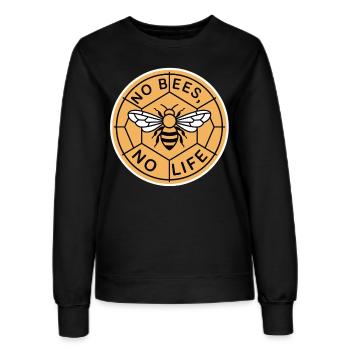 Rettet die Bienen Statement Shirt - Frauen Sweatshirt - Schwarz - Vorne - AI Model Female 172 light (172cm)