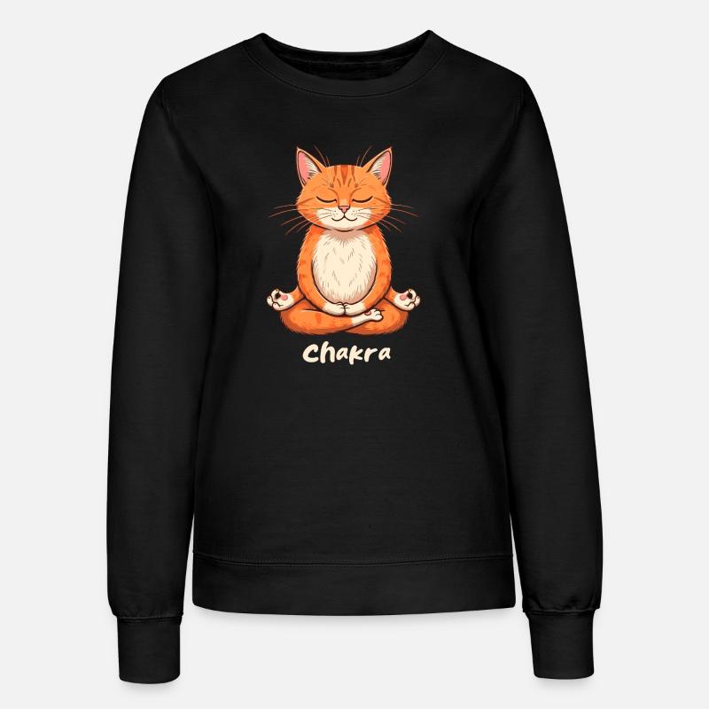 Chakra - Frauen Sweatshirt - Schwarz