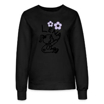 naamlena1 - Sweat Femme - noir - Devant - AI Model Female 172 light (172cm)