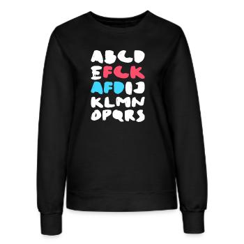 FCK AFD | Politisches Statement Design - Frauen Sweatshirt - Schwarz - Vorne - AI Model Female 172 light (172cm)