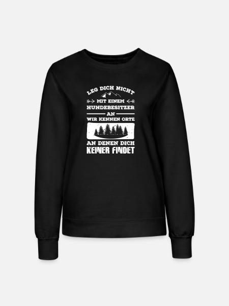 Hundebesitzer - Frauen Sweatshirt - Schwarz