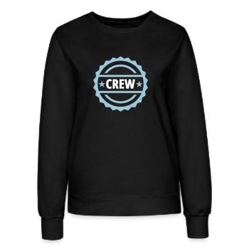 Crew - Sweat Femme - noir - Devant - AI Model Female 172 light (172cm)