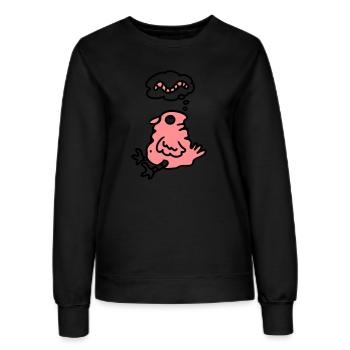 Vogel Hunger - Frauen Sweatshirt - Schwarz - Vorne - AI Model Female 172 light (172cm)