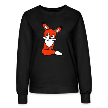 Renard Renard roux Animal sauvage Intelligent Habitants de la forêt - Sweat Femme - noir - Devant - AI Model Female 172 light (172cm)