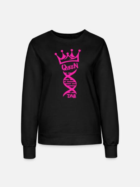 Queen DNA - Frauen Sweatshirt - Schwarz