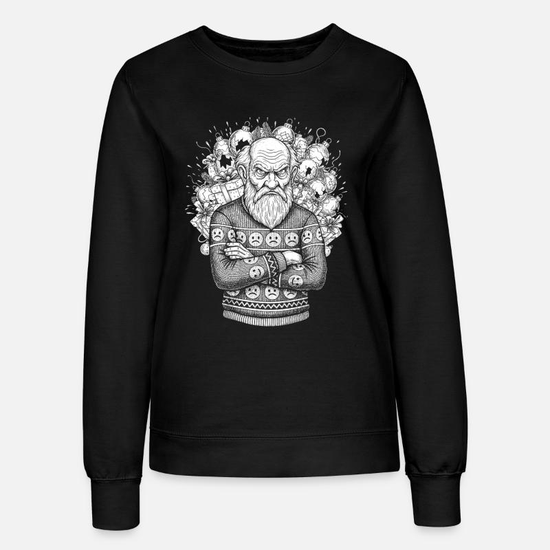 Pull de Noël moche - Sweat Femme - noir