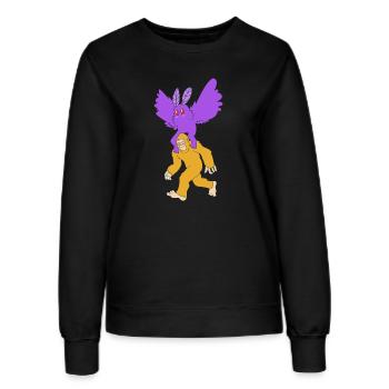 Papillon de nuit - Sweat Femme - noir - Devant - AI Model Female 172 light (172cm)