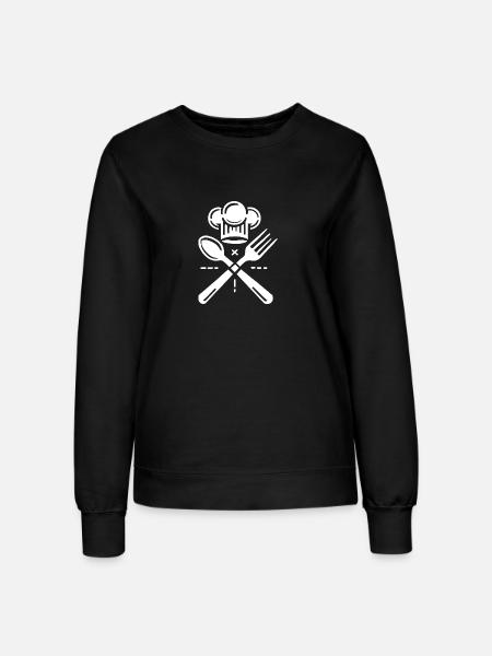 Koch Kochutensilien - Frauen Sweatshirt - Schwarz
