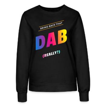 Eurovision Eurodab: Wirklich? - Frauen Sweatshirt - Schwarz - Vorne - AI Model Female 172 light (172cm)