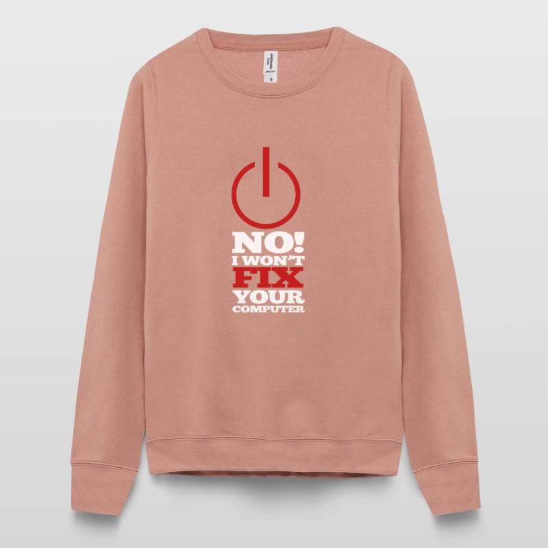 Computer Programm Code Nerd Script Hacker Frauen Sweatshirt